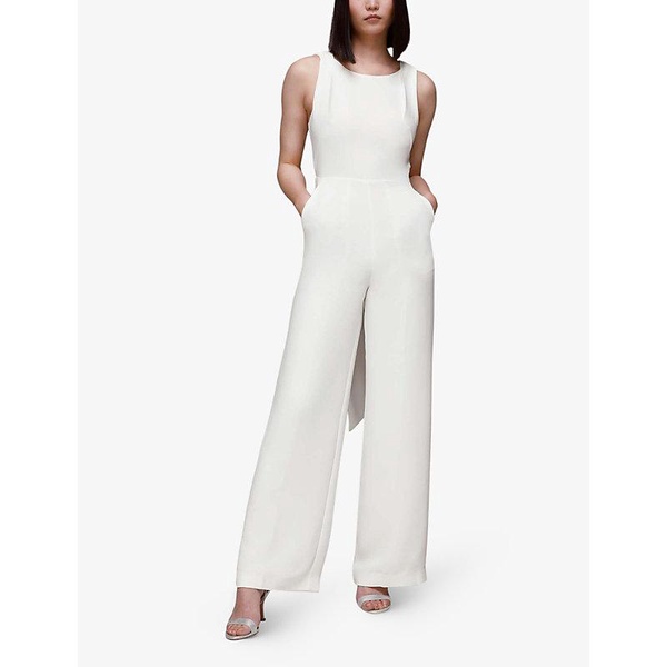 Thelma wide-leg woven wedding jumpsuit