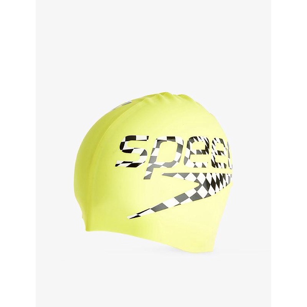 Brand-print swimming cap