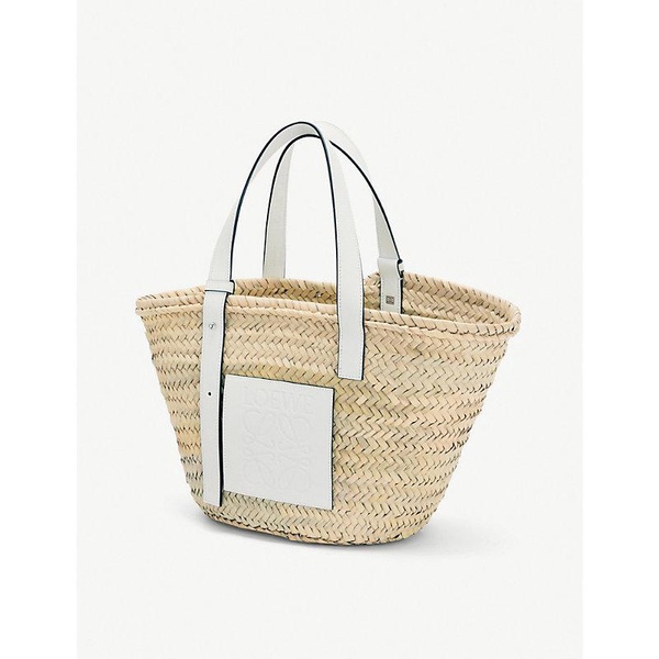 Basket woven raffia bag