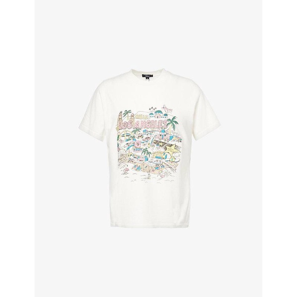 Boyfriend graphic-print cotton T-shirt