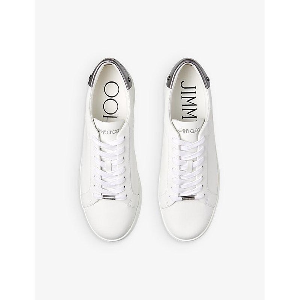 Rome brand-plaque leather low-top trainers