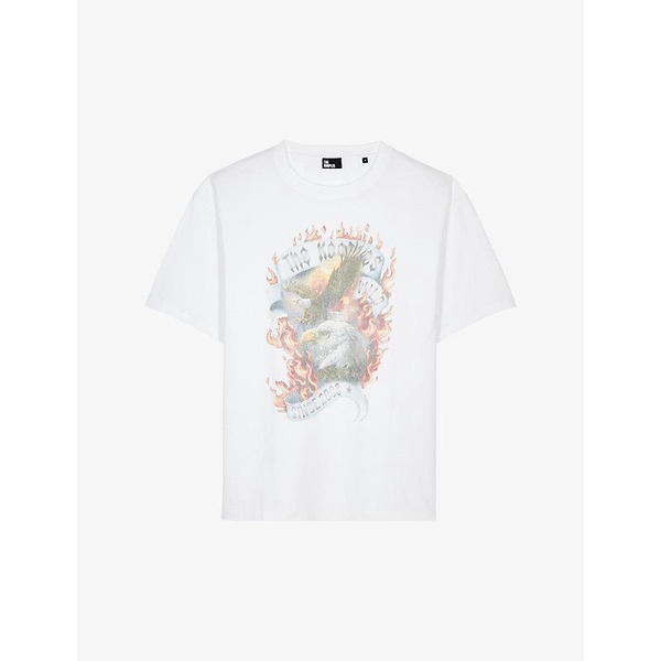 Graphic-print short-sleeve cotton T-shirt