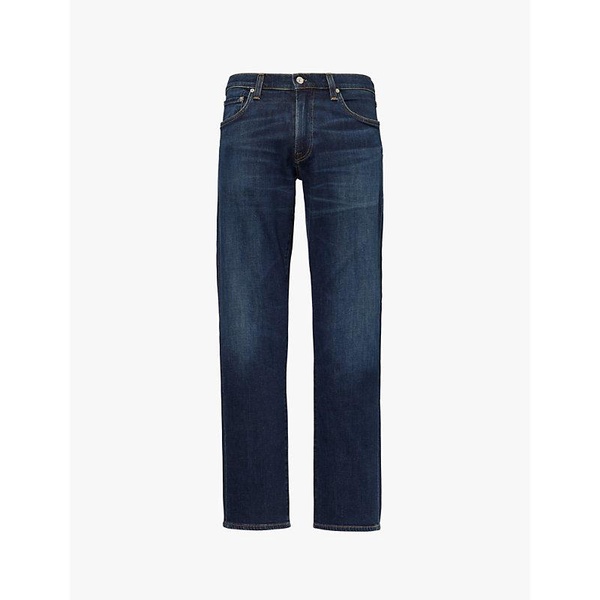 Gage regular-fit straight-leg mid-rise stretch-denim and cashmere jeans