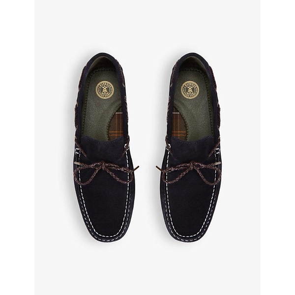 Jenson contrast-stitching leather driving shoes