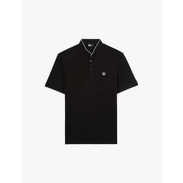 Logo-embroidered regular-fit cotton-pique polo shirt