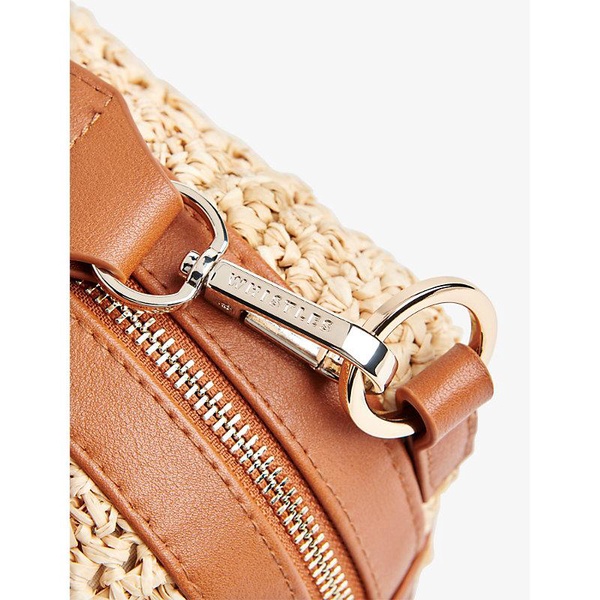 Bibi straw cross-body bag