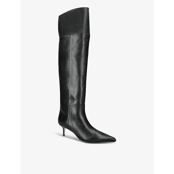 Zsazsa 55 pointed-toe leather knee-high boots