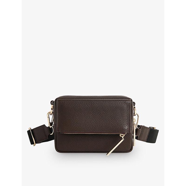 Bibi pebbled-leather cross-body bag