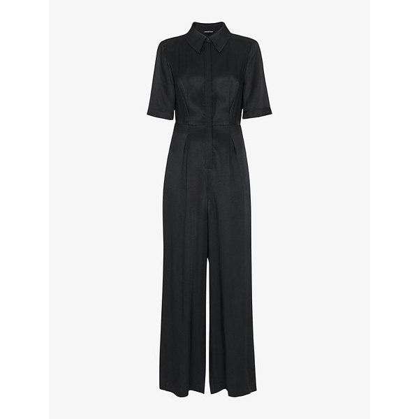 Edina collar satin jumpsuit