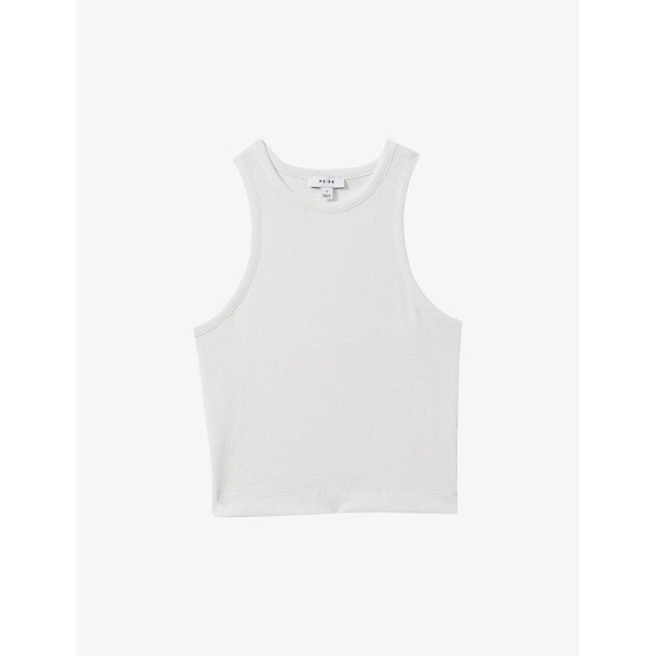 Andi slim-fit cropped stretch-cotton vest