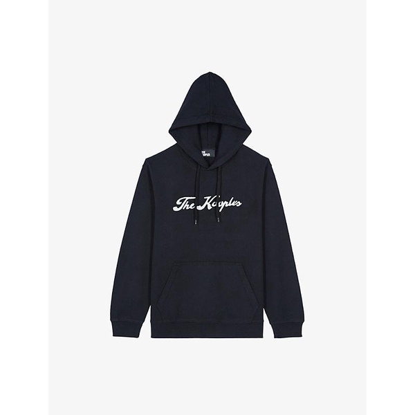 Logo-print drawstring-hood cotton-jersey hoody