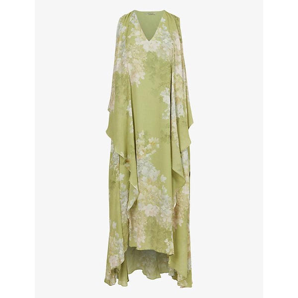 Venetia floral-print woven maxi dress