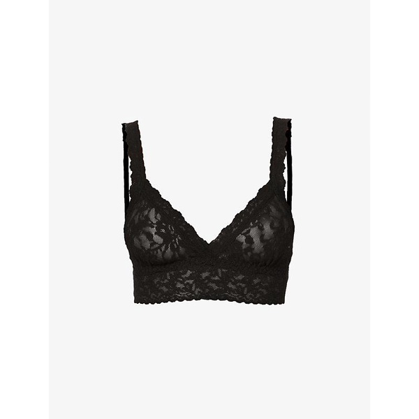 Signature stretch-lace bra