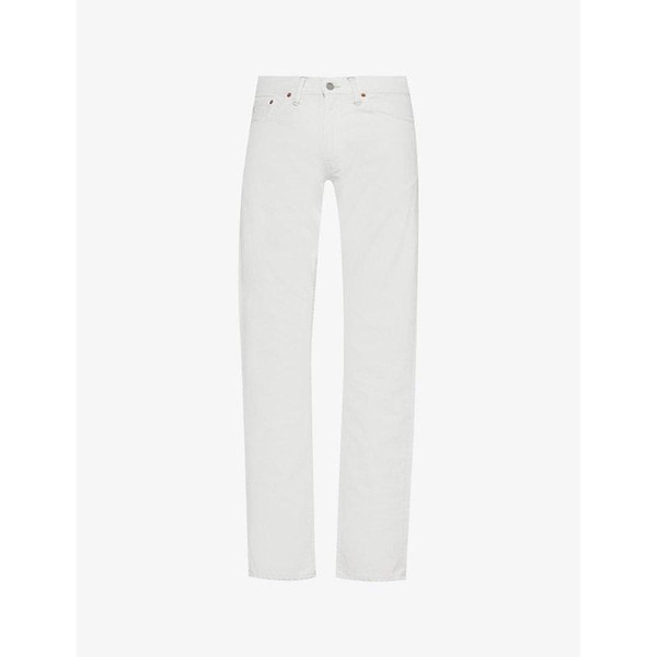 Straight-leg mid-rise regular-fit jeans