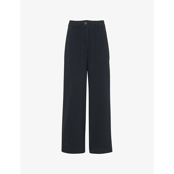 Ruth straight-leg relaxed-fit cotton trousers