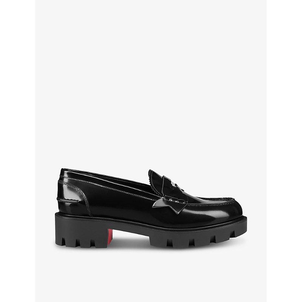 Penny Lug Donna Leather Loafers