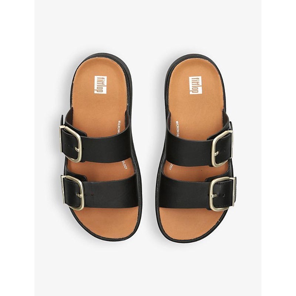 Gen-FF two-buckle leather sandals