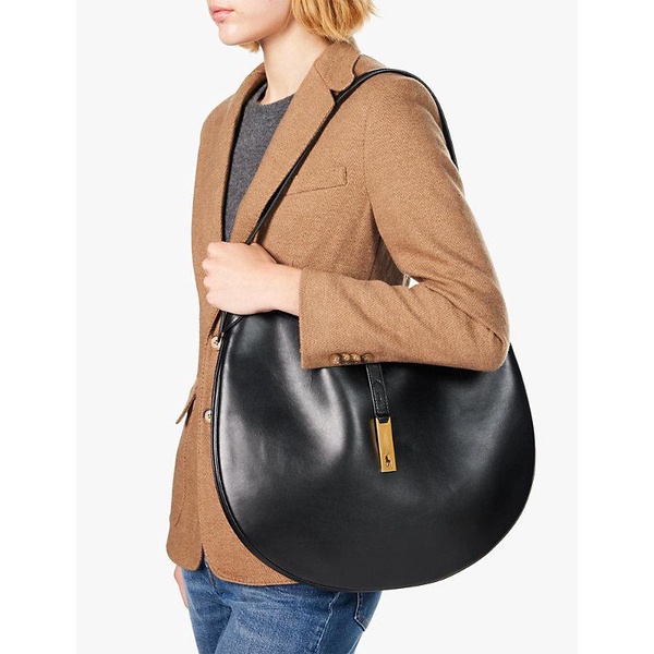 Polo ID leather shoulder bag