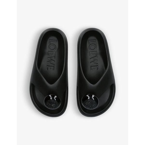 Bubble Thong brand-embellished rubber sliders