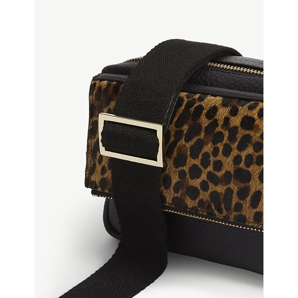 Bibi leopard-printed crossbody bag