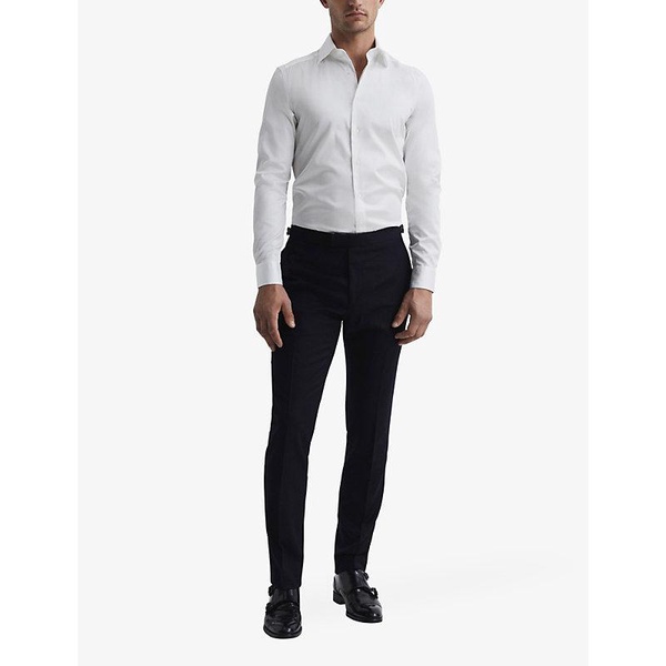 Frontier slim-fit stretch-cotton shirt