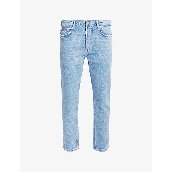 Dean slim-fit cropped stretch-denim jeans