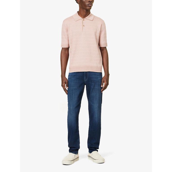 Adler classic-fit tapered stretch-denim jeans