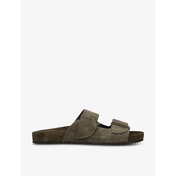 Diogenis double-strap suede sandals