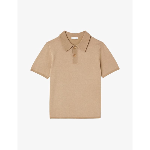 Stretch-woven polo-shirt