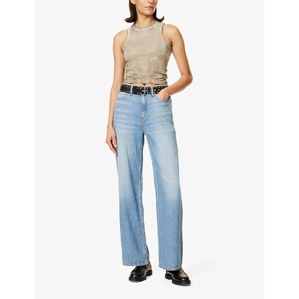 Logan wide-leg mid-rise jeans