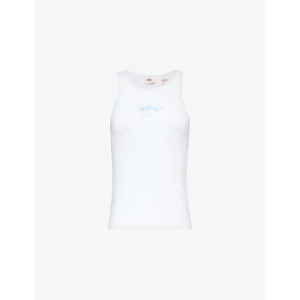 Gemini graphic cotton tank top