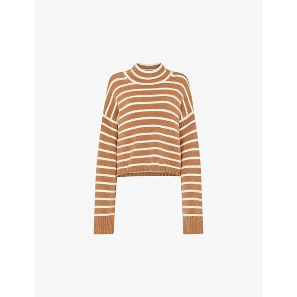 Striped knitted jumper