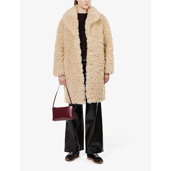 Camille cocoon faux-fur coat