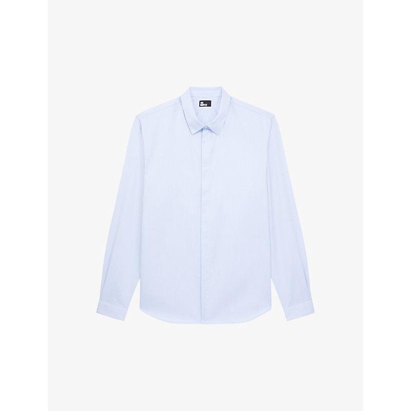 Regular-fit long-sleeve cotton shirt