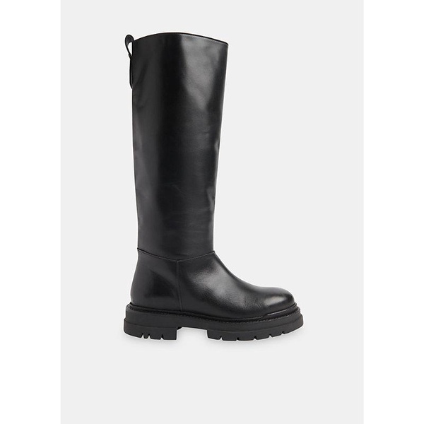 Maceo lug-sole leather knee-high boots