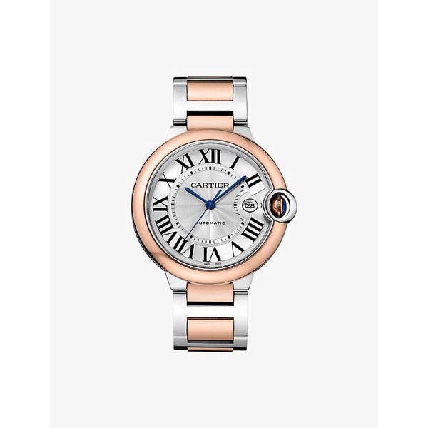 CRW2BB0034 Ballon Bleu de Cartier 18ct rose-gold and stainless-steel automatic watch