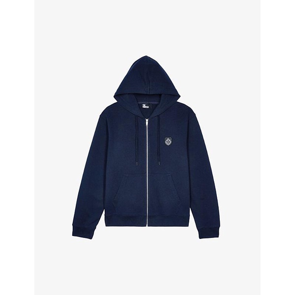 Blazon zip-through cotton-jersey hoody