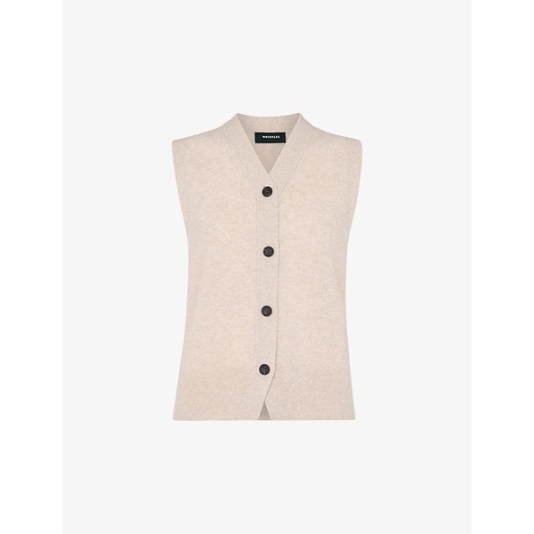 V-neck regular-fit wool vest