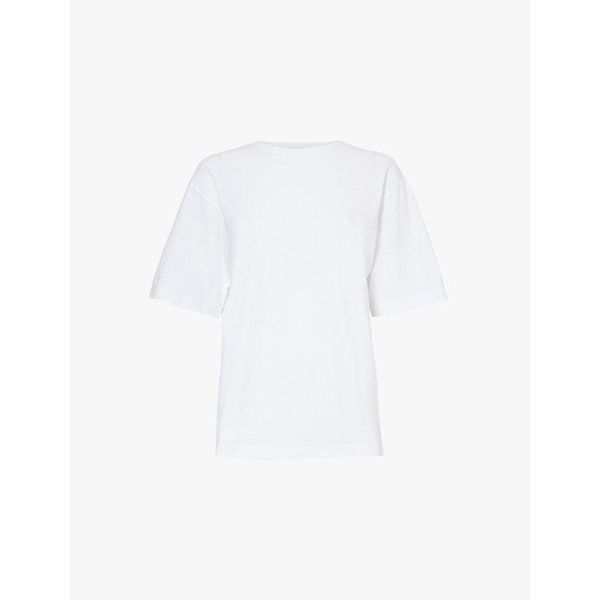 Mae brand-patch cotton-jersey T-shirt