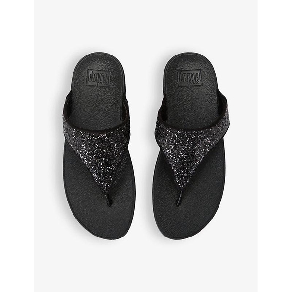 Lulu Glitter rhinestone-embellished woven sandals