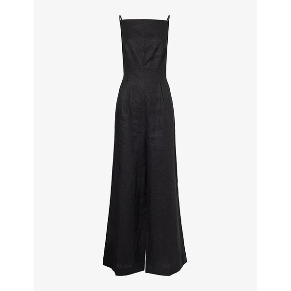 Ciara wide-leg linen jumpsuit