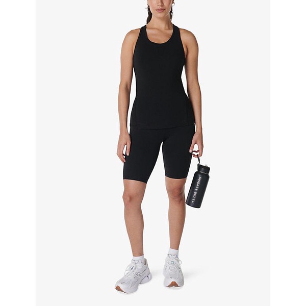 Power medium-impact stretch-woven gym tank top