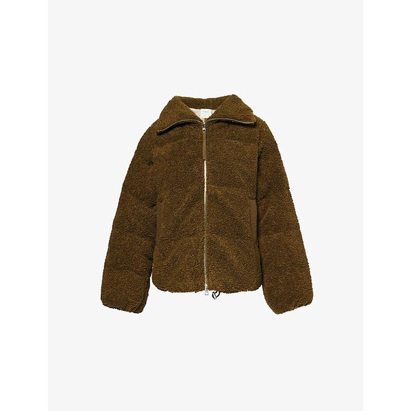 Wilkins fleece-texture padded woven jacket