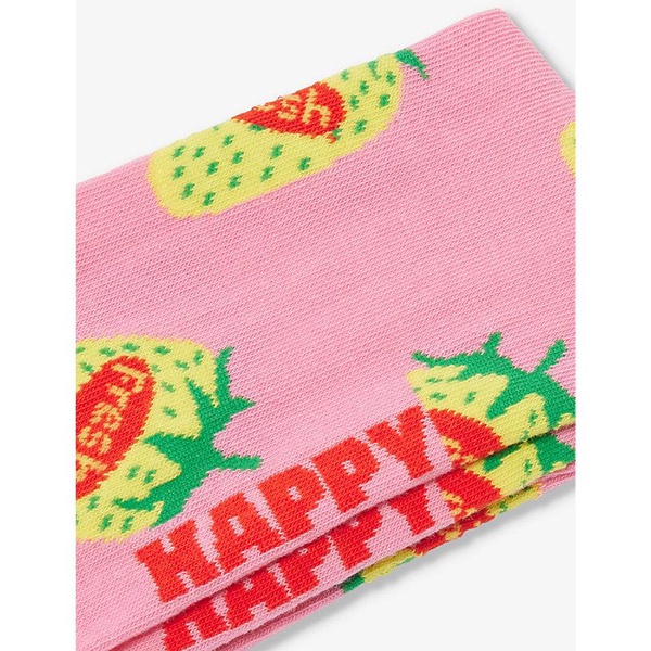 Strawberry Fresh cotton-blend socks