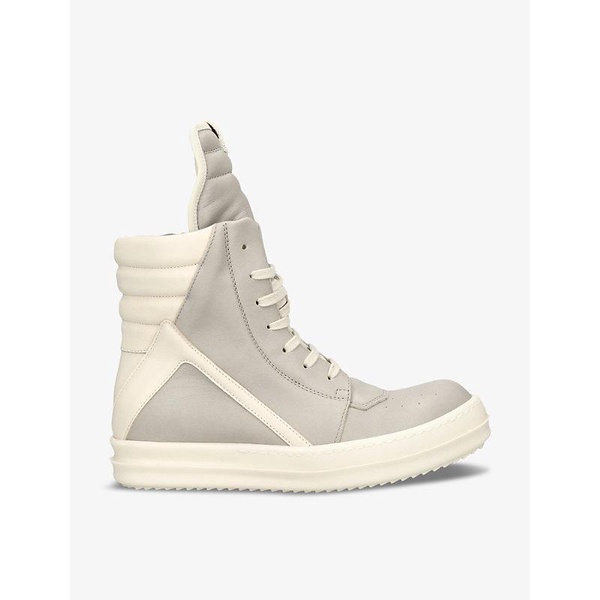 Geobasket leather high-top trainers