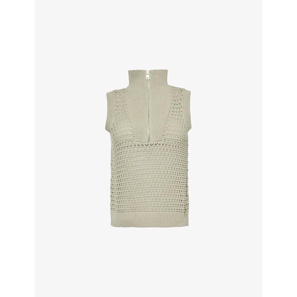 Bains cotton knitted top