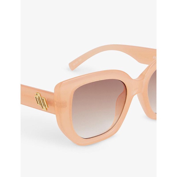 Euphoria square-frame polyethylene sunglasses