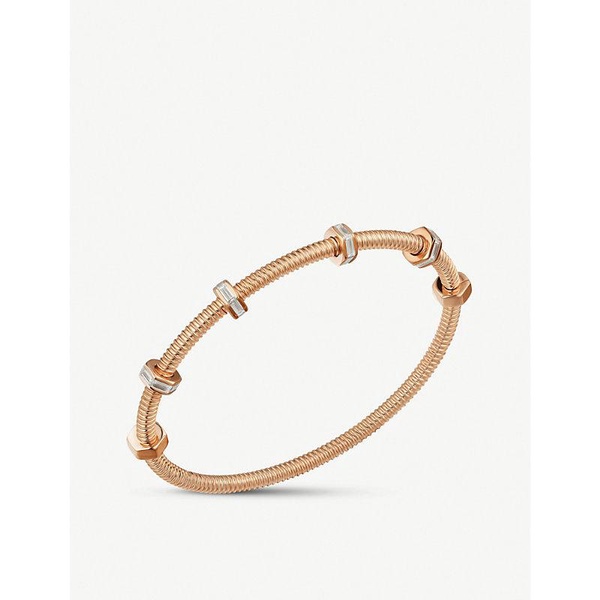 Cartier nut 18ct pink-gold and diamond bracelet