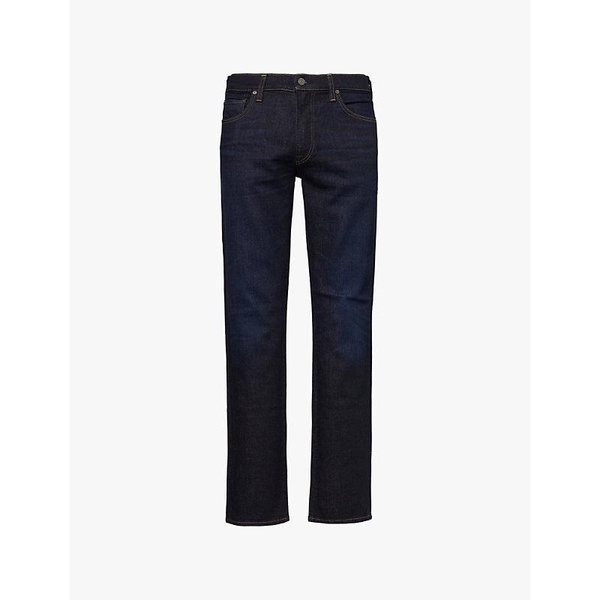 Gage regular-fit straight-leg mid-rise stretch-denim and cashmere jeans