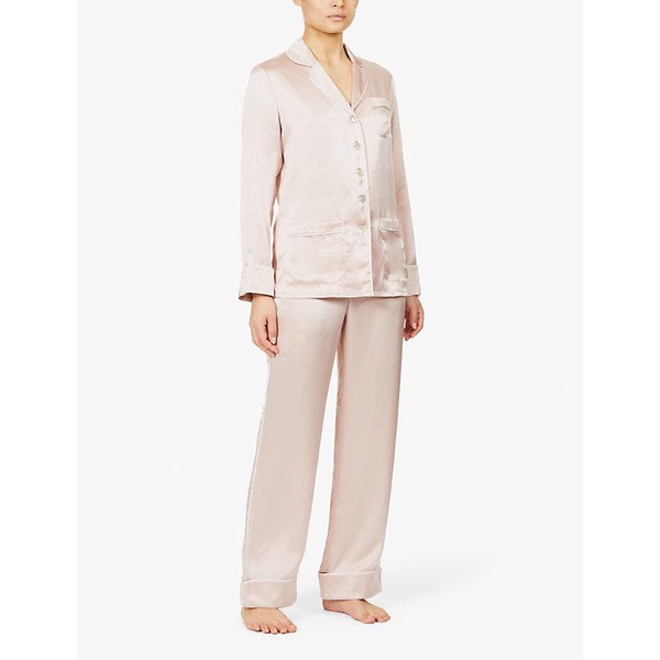 Coco silk-satin pyjama set